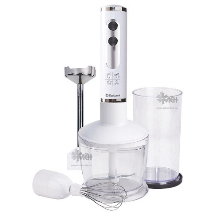 Блендер Sakura SA-6239SWC белый, серебристый