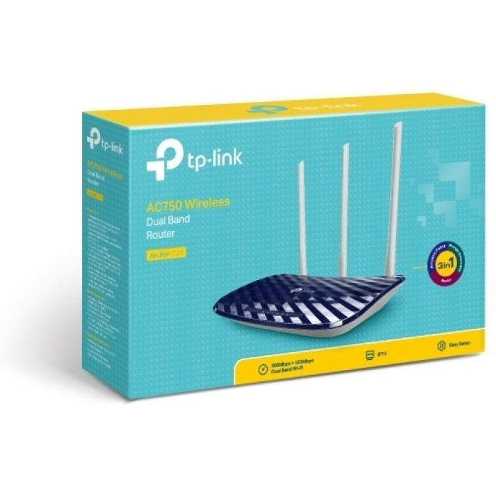 Маршрутизатор TP-LINK Archer С20 Ver 5.0