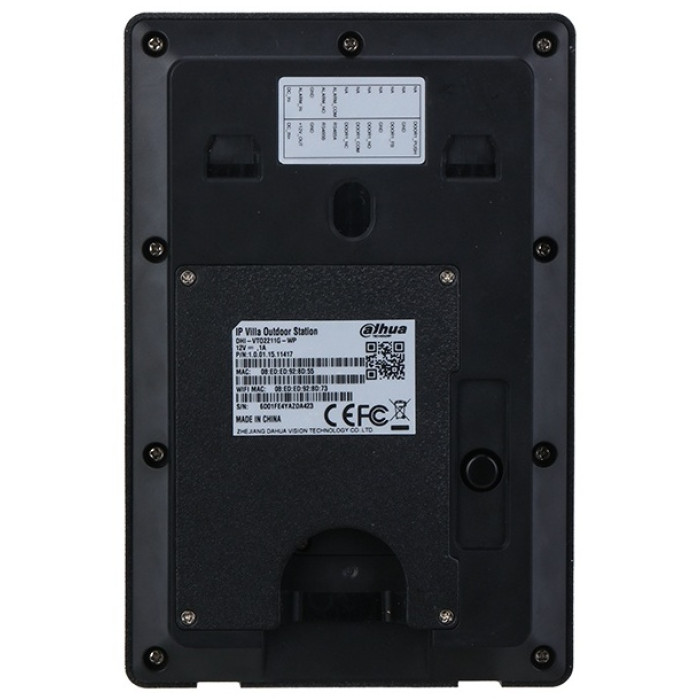 Dahua видеодомофон DH-VTO1201G-P 39686 черный