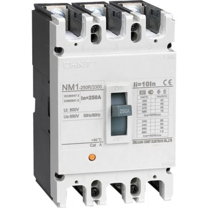CHINT автоматический выключатель NM1-250S/3Р