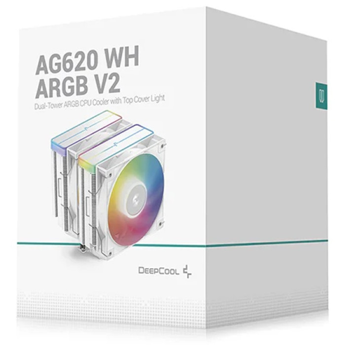 Кулер Deepcool AG620 WH ARGB V2 R-AG620-WHAMMN-GJD белый
