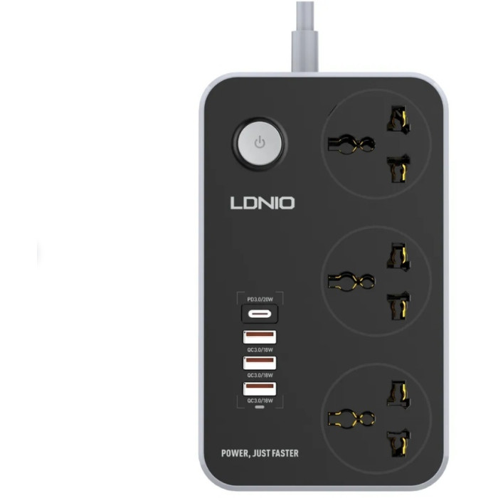 Сетевой фильтр LDNIO SC3412 2 м