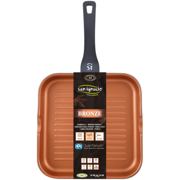 Сковорода гриль Bergner Bronze SG-6612 28 см