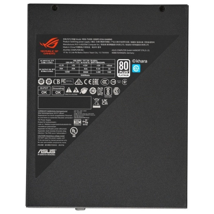 ASUS ROG-THOR-1000P2-EVA-GAMING 1000 Вт