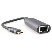 Переходник Cablexpert USB Type-C - RJ-45 0.24 м A-USB3C-LAN-01