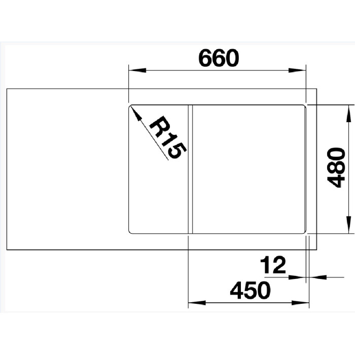 Кухонная мойка BLANCO Zia 45 S Compact белый (524725)