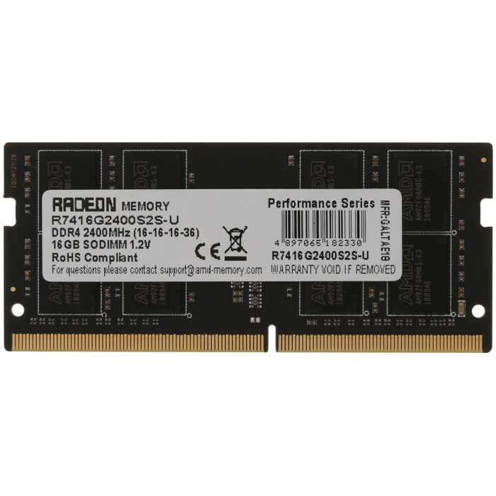 AMD Radeon R7416G2400S2S-U 16 Гб