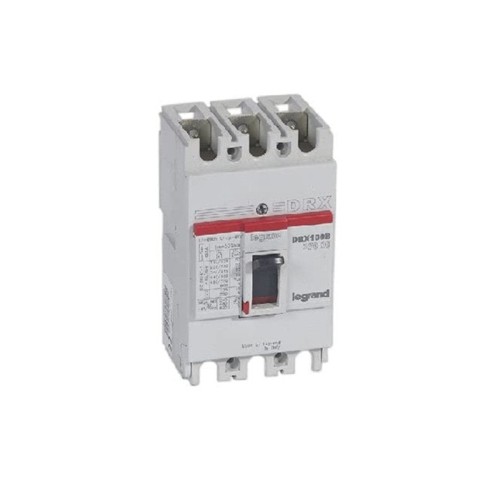 Автоматический выключатель Legrand 27039 3П 63A DRX125 10kA термомагнитный<br>64651