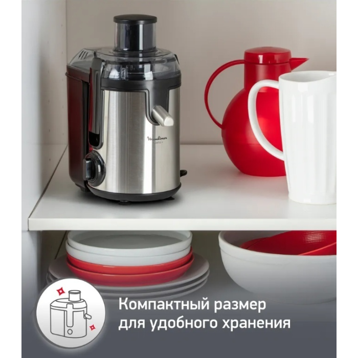 Moulinex JU420D10 серебристый, черный