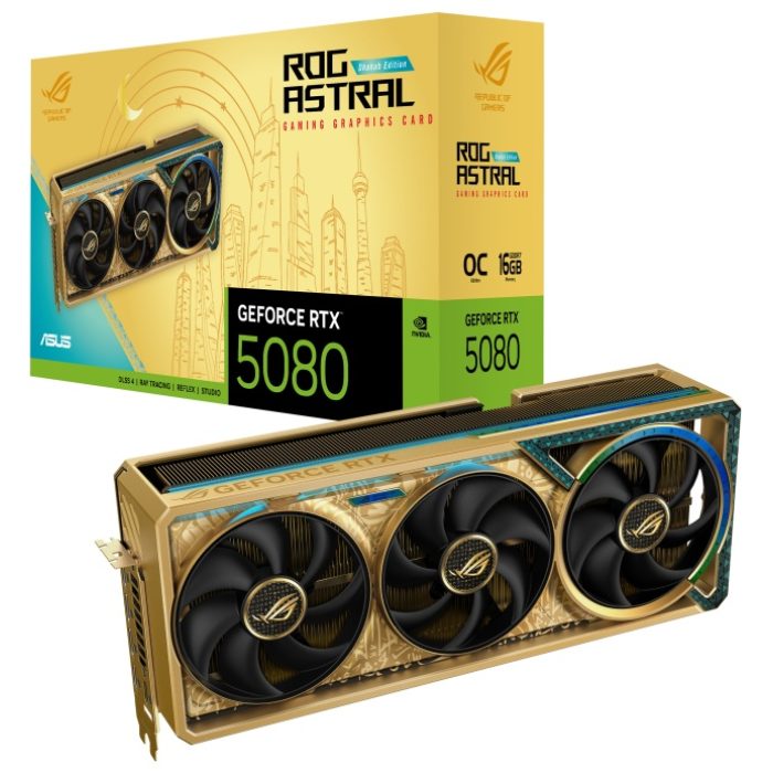 ASUS ROG Astral GeForce RTX 5080 Dhahab CORE OC Edition 16 Гб