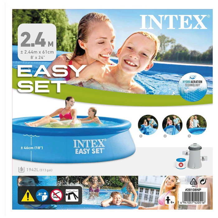 Бассейн надувной INTEX-LUX 28108NP