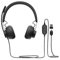 Гарнитура проводная Logitech Zone Wired Teams
