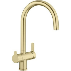 Смеситель для кухни (мойки) Blanco Trima Satin Gold 526695, двухзахватный