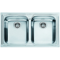 Franke накладная LLX 620-79 101.0153.289 50x79 см серебристый