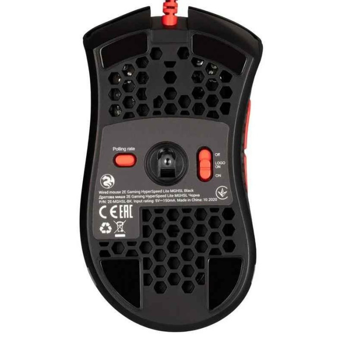 2E Gaming Mouse Hyperspeed Lite RGB 2E-MGHSL-BK черный