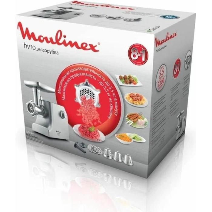 Moulinex HV10 ME858D32 серебристый