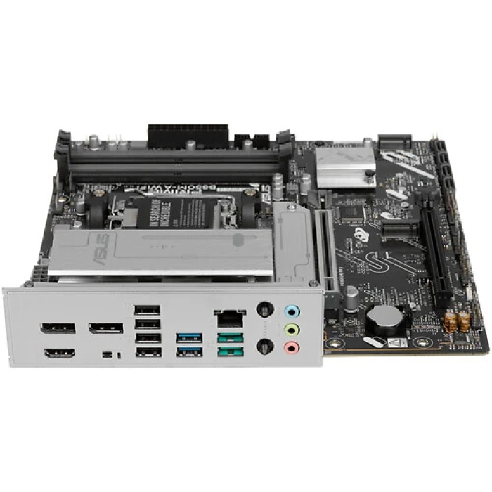 ASUS Main Desktop AMD Socket AM5 AMD B850 Chipset 4 x DIMM slots, max. 256GB 2 x DisplayPort 1 x HDMI port 1 x Wi-Fi module 3 x M.2 slots 4 x SATA mATX Form Factor<br>