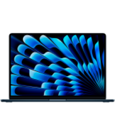 15-inch MacBook Air: Apple M4 chip with 10-core CPU and 10-core GPU, 24GB, 512GB SSD - Midnight,Model A3241<br>