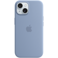 iPhone 15 Silicone Case with MagSafe - Winter Blue,Model A3123<br>