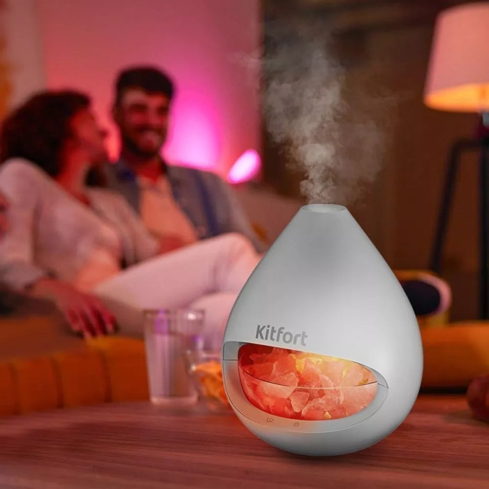 Kitfort солевая лампа KT-2844, пластик