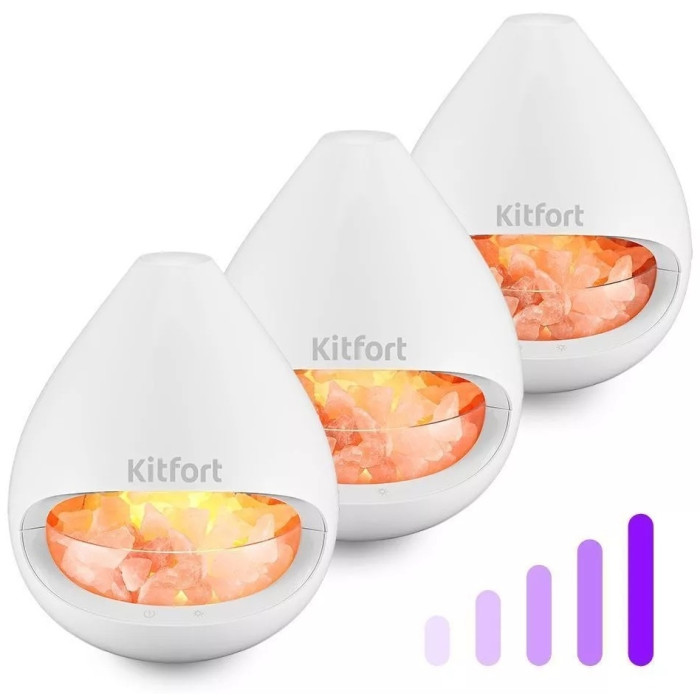 Kitfort солевая лампа KT-2844, пластик