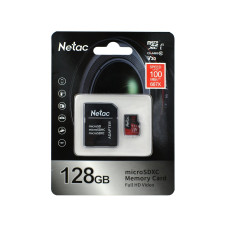 MemoryCard microSDXC 128GB, Netac P500, NT02P500STN-128G-R, Class 10, + adapter SD