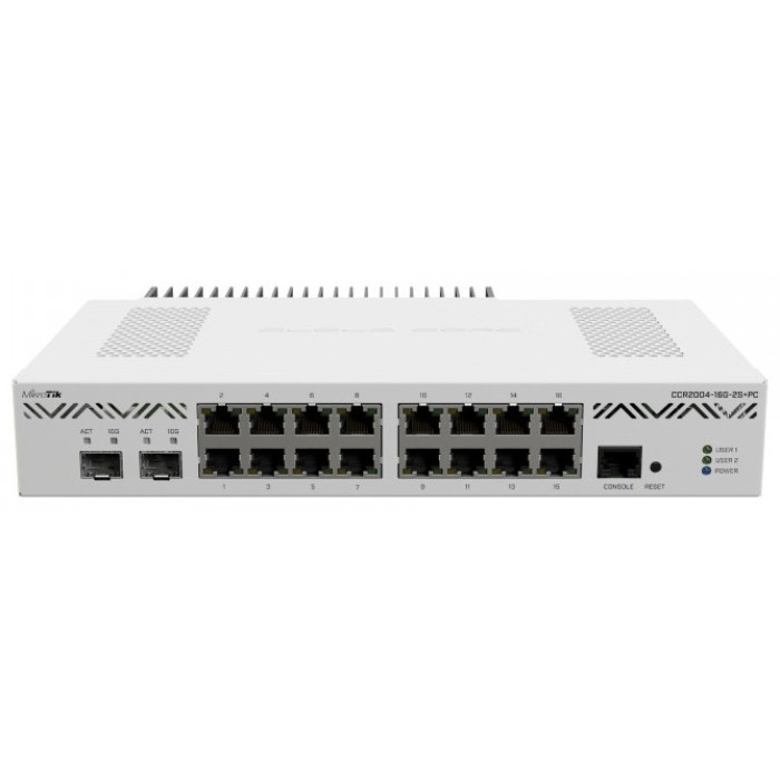 Маршрутизатор MikroTik CCR2004-16G-2S+PC