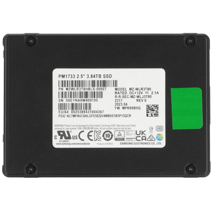 SSD Samsung MZWLR3T8HBLS-00007 3840 Гб