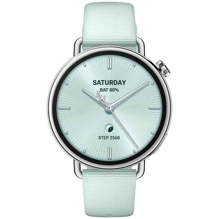 Xiaomi Watch S4 41 мм серебристый-зеленый