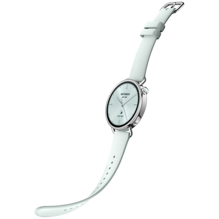 Xiaomi Watch S4 41 мм серебристый-зеленый