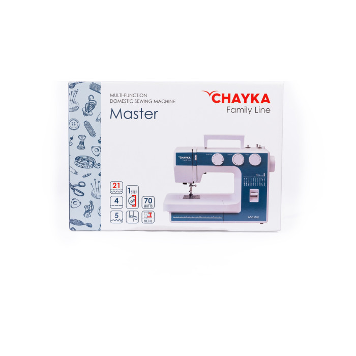 CHAYKA MASTER белый, бирюзовый