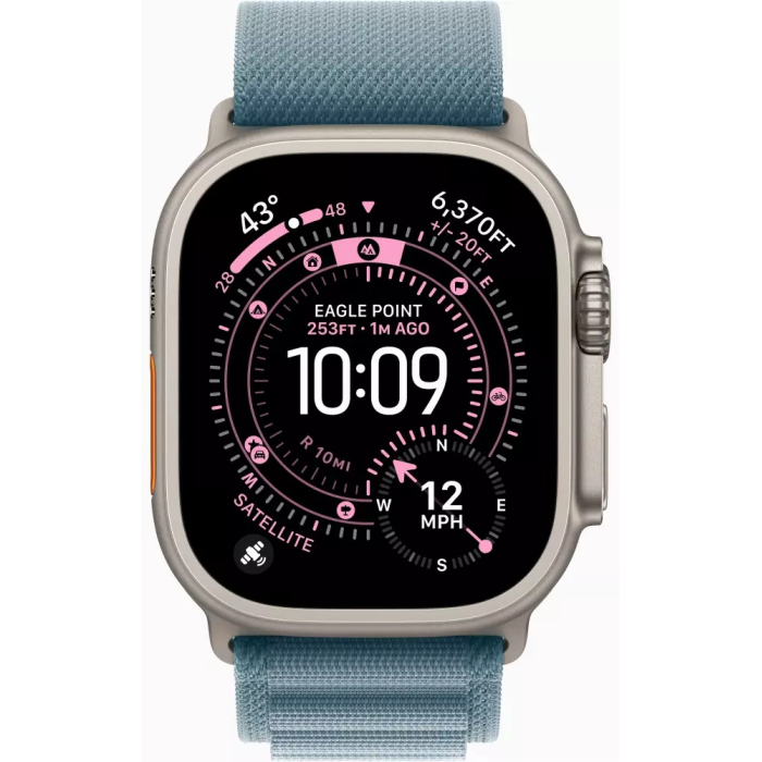 Apple Watch Ultra 3 2025 GPS + Cellular M 49 мм золотистый-голубой