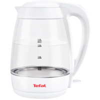 Электрочайник Tefal Glass (KO450132), White, 1,7 л, 2200 Вт, Стекло/Пластик