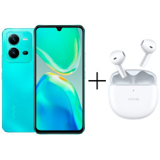 Vivo V25 5G 8 ГБ/256 ГБ голубой + подарок TWS Air