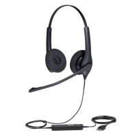 Jabra BIZ 1500 Duo, USB, NC, Global<br>Microphone	
Noise cancelling, Uni-directional

Color
black

Impedance	
150 Ohm

Microphone sensitivity	
-35 to -31 dB@f=1kHz, Pin=1Pa,0dB=1V/Pa

Headphone sensitivity	
102dB±3dB

Type of sub - conclusion	
wired, USB
