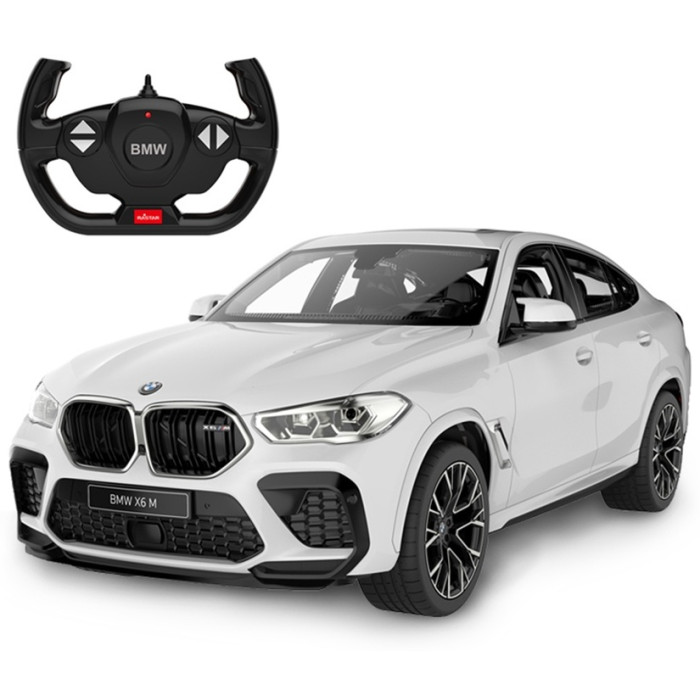 Машинка BMW Х6 M на радиоуправлении Rastar 99200W, белый