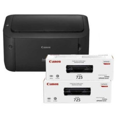 Принтер Canon i-SENSYS LBP6030B + 2 дополнительных картриджа 725
