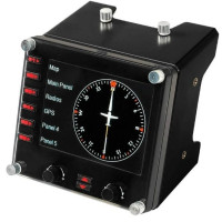 Logitech Flight Instrument Panel черный