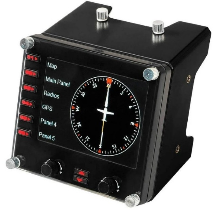 Logitech Flight Instrument Panel черный