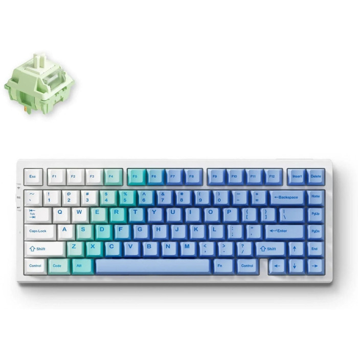 MCHOSE G75 PRO Matcha Latte Switch V2 Arctic Snow, G75-12A синий