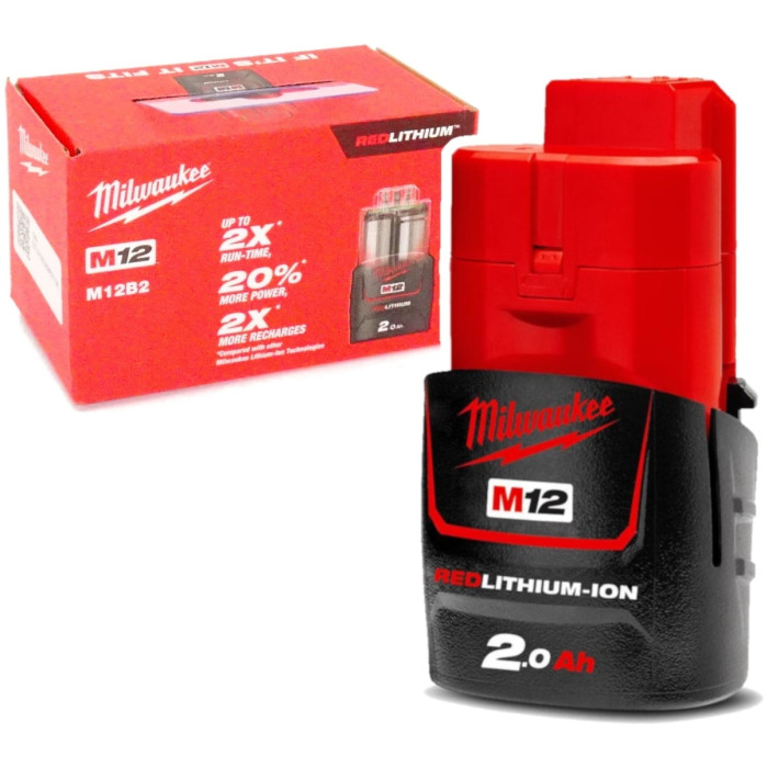 Milwaukee M12 B2 4932430064 Li-Ion 2 Ач 1 шт