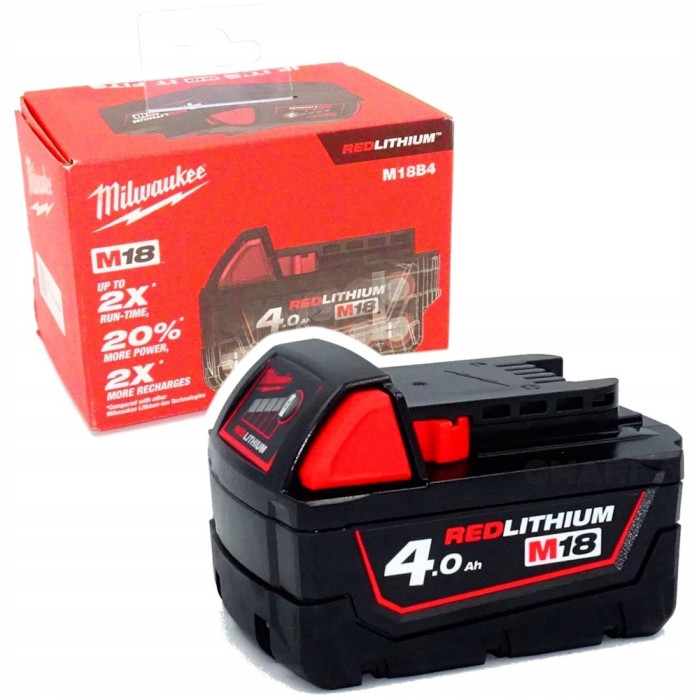 Milwaukee M18 B4 4932430063 Li-Ion 4 Ач Ah 1 шт