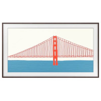 Samsung The Frame 55 VG-SCFA55BWBRU коричневый
