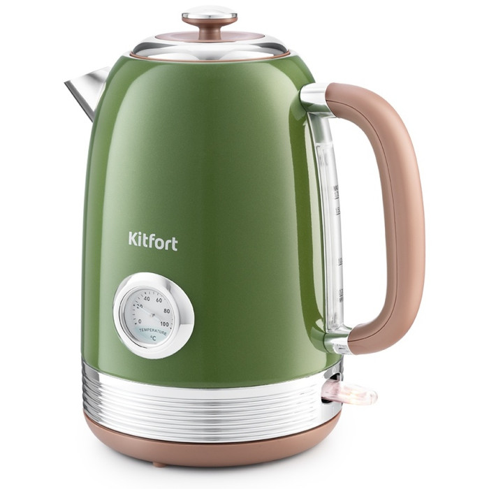 Электрочайник Kitfort КТ-6110 зеленый