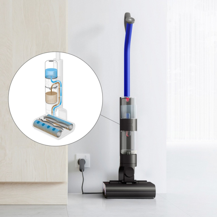 Электрошвабра Dyson Wash G1 486236-01 синий, черный
