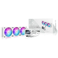 СЖО ASUS ROG Ryujin III 360 ARGB WHT Extreme, Asetekapos;s Emma Gen8 V2 Pump, magnetic ROG ARGB fans, LCD DISPLAY, WHITE,BOX