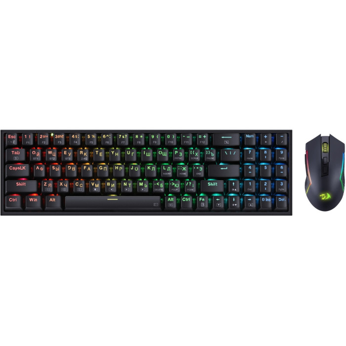 Комплект игровой клавиатура + мышь Redragon S136, 72158