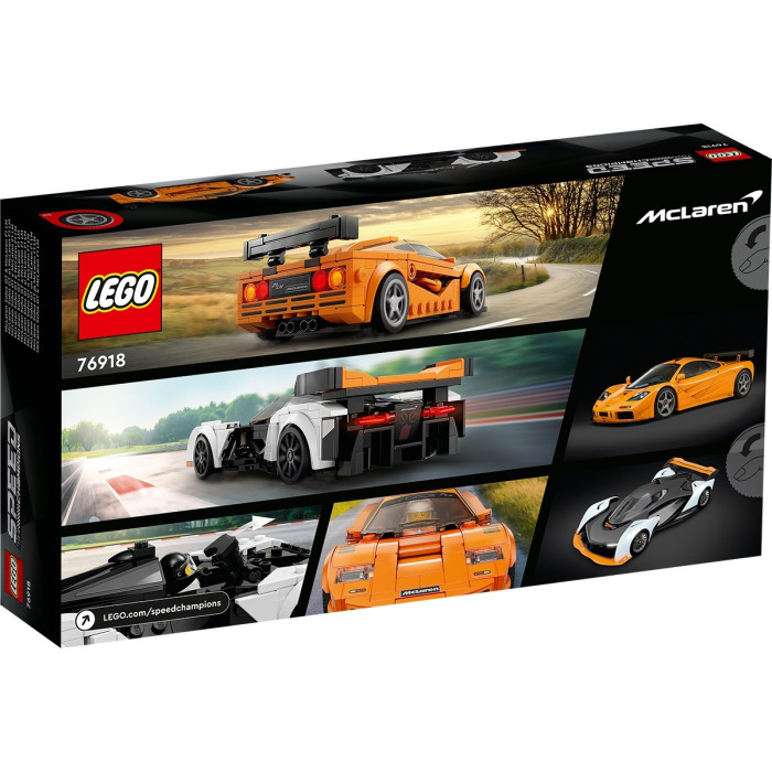 Конструктор LEGO McLaren Solus GT & McLaren F1 LM, деталей 581 шт
