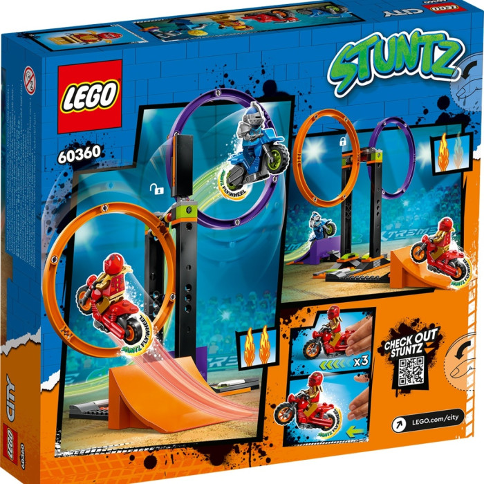 Конструктор LEGO Испытание каскадеров с вращением, деталей 117 шт