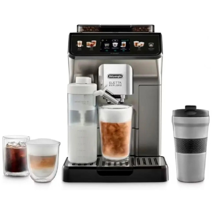 Кофемашина Delonghi ECAM 450.86 T черный, серебристый